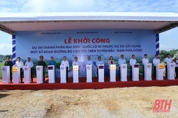 Thủ tướng Nguyễn Xuân Phúc phát lệnh khởi công Dự án cao tốc Mai Sơn - Quốc lộ 45