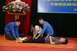 Nâng cao nhận thức, kỹ năng sơ cấp cứu cho đoàn viên, học sinh, sinh viên