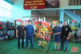 Khai trương Trung tâm đào tạo tài năng trẻ võ thuật tại huyện Hà Trung
