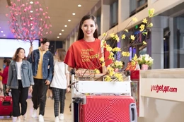 Vietjet cung cấp dịch vụ vận chuyển mai, đào dịp Tết Tân Sửu từ ngày 10-1-2021