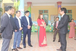 Thẩm định các xã Tiến Lộc và Triệu Lộc đạt chuẩn Nông thôn mới