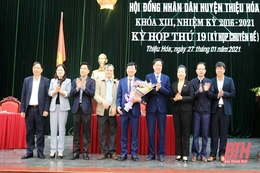 Thiệu Hoá có tân Chủ tịch UBND huyện