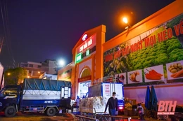 Đêm cuối năm ở chợ đầu mối lớn nhất Thanh Hóa