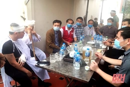 Thăm gia đình có người thân tử vong bị tai nạn giao thông xảy ra tại Nghệ An