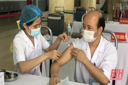 Thanh Hóa hoàn thành vượt chỉ tiêu tiêm vắc - xin phòng COVID-19 đợt 1