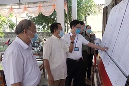 Cử tri đồng bào công giáo Nga Sơn nô nức đi bầu cử