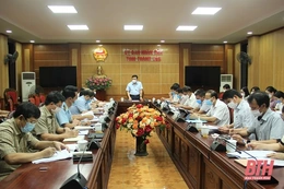 Cho ý kiến vào dự thảo  Kế hoạch thực hiện cải cách hành chính trên địa bàn tỉnh Thanh Hoá giai đoạn 2021-2025