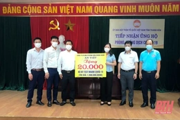 Các doanh nghiệp ủng hộ 23.000 bộ kit test và thiết bị, vật tư y tế phòng, chống dịch COVID-19