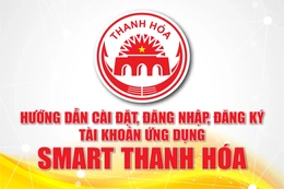 [Infographic] - Hướng dẫn cài đặt, đăng nhập, đăng ký tài khoản ứng dụng Smart Thanh Hóa