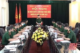 Đảng ủy Quân sự tỉnh r a nghị quyết thực hiện nhiệm vụ quí 4-2021