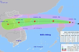 Bão KOMPASU di chuyển nhanh, hướng vào Bắc Bộ, Bắc Trung Bộ