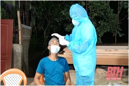 Huyện Thọ Xuân tập trung truy vết các trường hợp liên quan 2 ca COVID-19 tại xã Xuân Minh và Phú Xuân