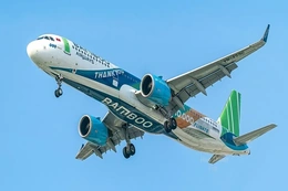 Chuyên cơ đặc biệt của Bamboo Airways đón những “cô gái vàng” của Đội tuyển bóng đá nữ Việt Nam về nước