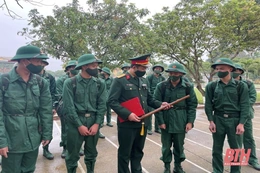 Tiểu đoàn 40 tiếp nhận chiến sỹ mới tận tình, chu đáo, an toàn
