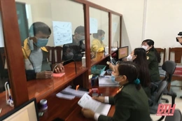 100% hồ sơ trên lĩnh vực xuất nhập cảnh được trả đúng hạn, không có hồ sơ tồn đọng