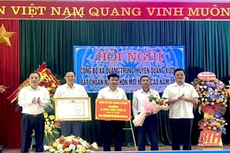 Xã Quảng Trung đạt chuẩn Nông thôn mới nâng cao