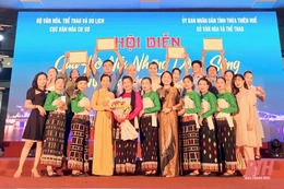 Thanh Hóa giành 1 HCV, 3 HCB tại Hội diễn nghệ thuật quần chúng “Câu hò nối những dòng sông”