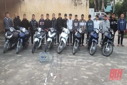 Ngăn chặn kịp thời nhóm thanh, thiếu niên mang hung khí đi giải quyết mâu thuẫn