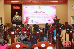 Công đoàn viên chức tỉnh tọa đàm “Phụ nữ Thanh Hóa thời đại mới”