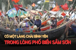 Có một làng chài bình yên trong lòng phố biển