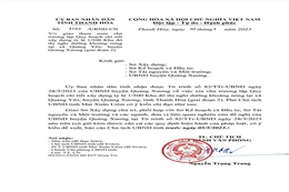Giao tham mưu chủ trương lập Quy hoạch chi tiết xây dựng Khu đô thị nghỉ dưỡng khoáng nóng tại xã  Quảng Yên (giai đoạn 2)
