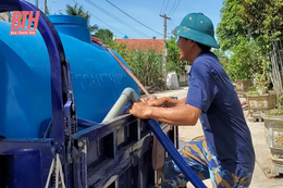 Thiếu nước trầm trọng ở xã nông thôn mới