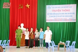 Truyền thông Luật Phòng, chống bạo lực gia đình, nâng cao kiến thức kỹ năng ứng xử, giải quyết mâu thuẫn gia đình