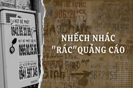 Nhếch nhác “rác” quảng cáo