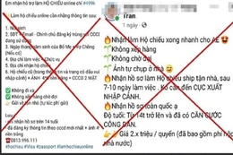 Cảnh giác với dịch vụ “cò mồi” làm hộ chiếu trên mạng xã hội
