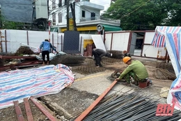 Phân luồng giao thông phục vụ thi công công trình sửa chữa cầu Cải