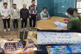 Bắt giữ 4 đối tượng mua bán, vận chuyển pháo trái phép  từ Bình Phước ra Thanh Hóa tiêu thụ