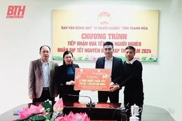 Quỹ Thiện Tâm tặng 3.360  suất quà Tết cho hộ nghèo,  hộ khó khăn