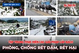 [Bản tin 18h] Tập trung thực hiện các giải pháp cấp bách phòng, chống rét đậm, rét hại