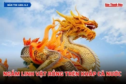[ Bản tin 18h]  Ngắm linh vật rồng trên khắp cả nước