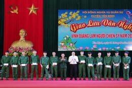 3.655 thanh niên sẵn sàng lên đường nhập ngũ vào các đơn vị quân đội 