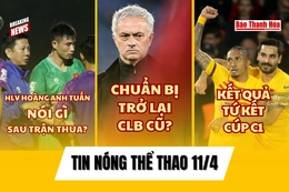 Tin thể thao 11/4: HLV Hoàng Anh Tuấn nói gì sau khi U23 Việt Nam thua U23 Jordan? Mourinho chuẩn bị trở lại dẫn dắt CLB cũ...