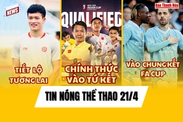 Tin thể thao 21/4:  U23 Việt Nam và U23 Uzbekistan  “dắt tay” nhau vào tứ kết
