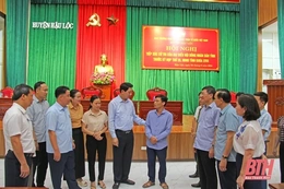 Đại biểu HĐND tỉnh tiếp xúc cử tri huyện Hậu Lộc
