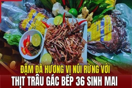 [Review OCOP] Đậm đà hương vị núi rừng với Thịt trâu gác bếp 36 Sinh Mai