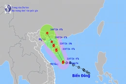 Áp thấp nhiệt đới đã mạnh lên thành bão số 2