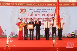 Kỷ niệm 70 năm thành lập Đảng bộ phường Phú Sơn và  đón nhận Huân chương Lao động hạng Nhất