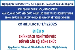 Cán bộ, công chức khi nghỉ thôi việc sẽ được hưởng những chính sách gì?
