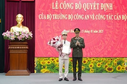Công bố Quyết định bổ nhiệm Phó Giám đốc Công an tỉnh Thanh Hóa