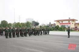 Bộ CHQS tỉnh huấn  luyện, luyện tập chuyển trạng thái sẵn sàng chiến đấu 