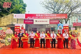 Khai trương máy gửi rút tiền tự động - Autobank tại huyện Thọ Xuân