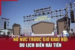 Nô nức trước giờ khai hội du lịch biển Hải Tiến