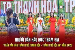 Người dân háo hức tham gia “Tuần văn hóa Thành phố Thanh Hóa – Thành phố Hội An” năm 2025