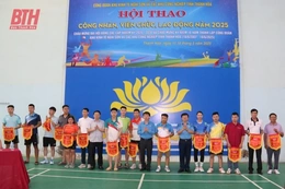 Công đoàn Khu Kinh tế Nghi Sơn và các khu công nghiệp tổ chức Hội thao công nhân, viên chức, lao động năm 2025   