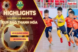[HIGHLIGHTS] U8 Xứ Quảng Quảng Xương - U8 Hoằng Hóa|Giải Bóng đá Nhi đồng Cúp Báo Thanh Hoá lần thứ IV năm 2025