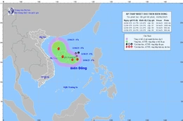 Ngày 12/6, áp thấp nhiệt đới có khả năng mạnh lên thành bão